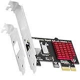 GLOTRENDS LE8111H PCIe-Netzwerkkarte für Desktop-PCs, 1000/100/10 Mbit/s...