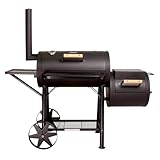 TAINO Yuma XXL 90kg Profi-Smoker massiver Räucherofen Holzkohle schwarz...