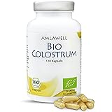 Amlawell Bio Colostrum Kapseln - Vegetarische Kapseln - aus deutscher...