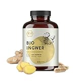 BIONUTRA® Ingwer Kapseln Bio (240 x 600 mg), hochdosiert, deutsche...