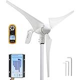 Pikasola Windturbinengenerator 12 V 400 W mit einem Hybrid-Wind- und...