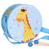 Kindertrommel aus Holzspielzeug,Kleinkinder Schlagzeugset,Schlaginstrument...