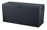 Koll Living Auflagenbox/Kissenbox 270 Liter Farbe : Graphit l 100%...