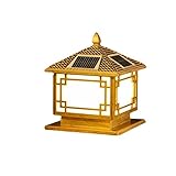 WOXEVOLM Solarenergie-Spalten-Stirnlampe Solarenergie-Wandlampe im Freien...