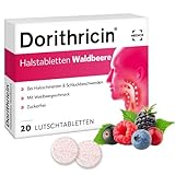 Dorithricin Halstabletten Waldbeere 20 Lutschtabletten bei Halsschmerzen &...