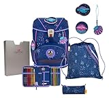 DER DIE DAS leichter Schulrucksack, ErgoFlex Deep Ocean Set 5-teilig, ca....