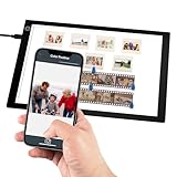 Diascanner Ultradünner 12 x 9 Zoll LED Lichtpaneel, Negativ und Film...