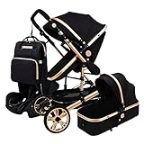 KITCISSL Kinderwagen für Kleinkinder und Kleinkinder, 3-in-1-Kinderwagen,...