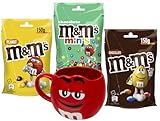 M&M'S Chocolate 150g, Minis Chocolate 135g & Peanut 150g + Tasse I...