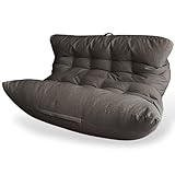 Aiire Großer XXL-Sitzsack für 2 Personen, mit Füllung, ideal zum Lesen,...
