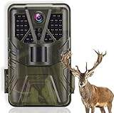 FunKind WiFi Wildkamera Fotofalle WLAN 30 MP 4K mit Handyübertragung App,...