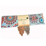 KALYAAN Plus - Nackenkissen - Wärmekissen für die Mikrowelle (45 x 12 cm)...