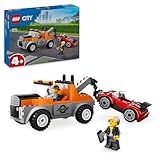 LEGO City Abschleppwagen mit Sportauto, Spielzeug-Auto für Jungen und...