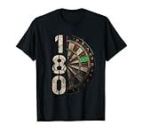 Dartscheibe Dartboard 180 für Dartspieler Dart Herren T-Shirt