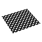 Vintage Black and White Dots Vintage Dörrmatte Absorbierende...