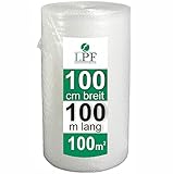 dieLUFTPOLSTERFOLIE Luftpolsterfolie 100cm x 100m Verpackungsfolie...