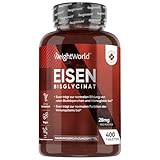 Eisen 400 Tabletten (6+ Monatsvorrat) - Eisenpräparate für Frauen &...