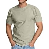 Mrat Herren-T-Shirt, kurzärmelig, Baumwolle, schnelltrocknend, für...
