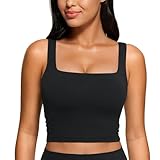 CRZ YOGA Damen Butterluxe Sport BH Gepolstert Ohne Bügel Crop Tops...