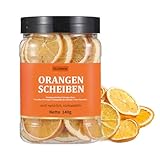 ULTHMOK Hochwertige Getrocknete Orangenscheiben - 140g, 100% Natürlich und...