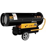 SIAL 100 kW Ölheizgebläse Y100A – Luftvolumen 3000 m³/h – Heizkanone...
