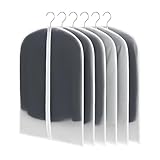 Kleidersack Anzug CNMTCCO Leichte Kleidersäcke 6 Stück Transparent 60x100...
