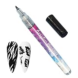 MrCuvaryas 3D Nagellack Stift, 0,7mm Nagelkunststift DIY Linie Nagelkunst...