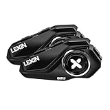 LEXIN G2P Motorrad Bluetooth Headset, Helm Kommunikationssystem für 2 bis...