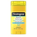 Neutrogena Sunscreen Beach Defense Sunblock Stick SPF 50, 1.5 Ounce by...