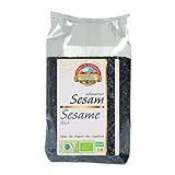 Pearls Schwarzer BIO Sesam 1kg – Ungeschälte, nährstoffreiche und...