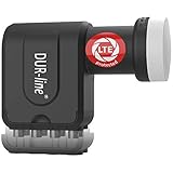 DUR-line +Ultra Octo LNB - 8 Teilnehmer schwarz - mit LTE-Filter, 8-Fach,...
