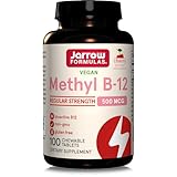 Jarrow Formulas, Methyl B12, 100 vegane Lutschtablettenn, 500mcg Vitamin...