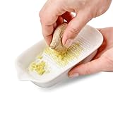 Fackelmann Ingwerreibe, Reibe aus Keramik für Ingwer und Knoblauch,...