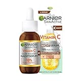 Garnier Nachtserum mit Vitamin C, Gegen dunkle Flecken und müde Haut,...