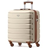 Flight Knight Leichte 4-rad-abs-hartschalenkoffer, Handgepack, Zugelassen...