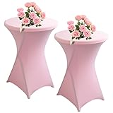 KAYBTNT 2er Set Stehtisch Hussen für Bistrotisch, Spandex Stretch...