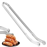 BBQ Würstchen Wendezange, Grillzange Drehbar, 38cm Wurst Grillzange...