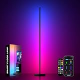LED Stehlampe Wohnzimmer, 180cm Stehlampe Dimmbar mit Fernbedienung und...