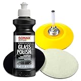 Glaspoliturset bestehend aus einer SONAX 250ml Glass Polish + 2 Stück...