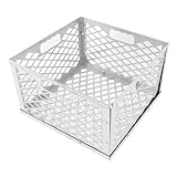Kohlekorb Kugelgrill, Edelstahl Holzkohleschale 30x30x19cm - Robust,...