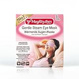 MegRhythm Wärmende Augen-Maske - 5er Packung - Parfumfrei - Beruhigt müde...