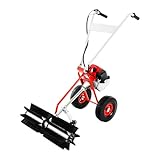 Rasenmäher, Spindelmäher, Handgeführte Kehrmaschine 43CC Handrasenmäher...