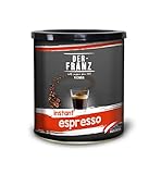 Der-Franz Espresso Instant-Kaffee, Intensität 5/5, Arabica und Robusta,...