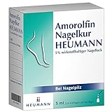 Amorolfin Nagelkur HEUMANN: 5% wirkstoffhaltiger Nagellack gegen Nagelpilz,...