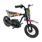 150W 12in Modern Elektro Kinder Motorrad – Bunte LED-Lichter Maximale...