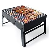 BBQ Barbecue Grill, tragbarer faltbarer Holzkohlegrill für den...