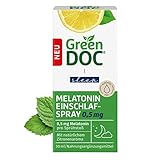 GreenDoc Melatonin Einschlafspray - Melatonin hochdosiert mit Sofort-Effekt...