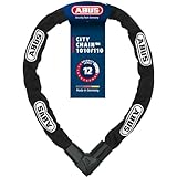 Abus Kettenschloss Citychain 1010/110 – Fahrradschloss aus gehärtetem...