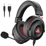 EKSA Gaming Headset, 7.1 Surround Sound PC Headset mit Noise Cancelling...