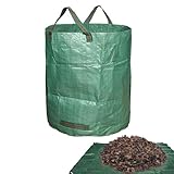 Gartenabfallsäcke 120L Reißfest & UV-Beständig | Gartenabfallbeutel für...
